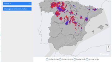 Castilla y León registró 969 rayos en una jornada de intensas tormentas, con León entre las provincias más afectadas