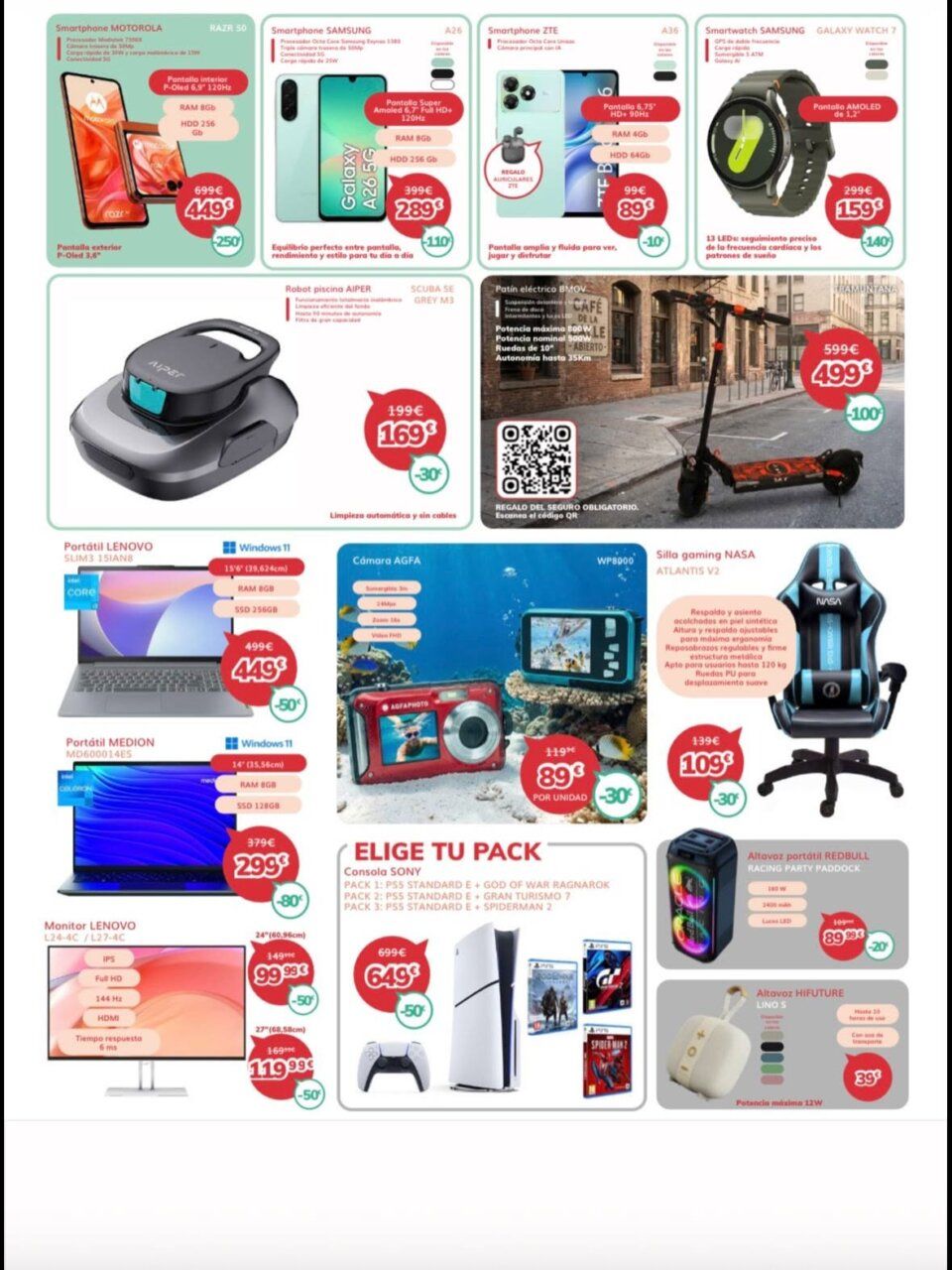 Promociones de tecnología y electrodomésticos en Eibarresa