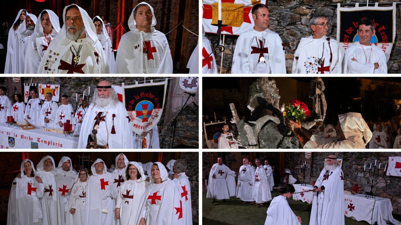 Ceremonia de ordenación de Caballeros Templarios en Ponferrada
