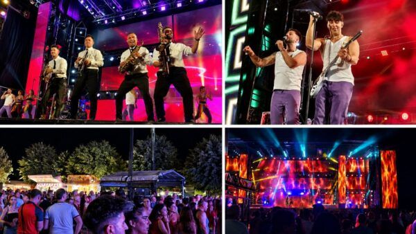 Actuación de la Orquesta Olympus en las Fiestas de San Cristóbal 2026.