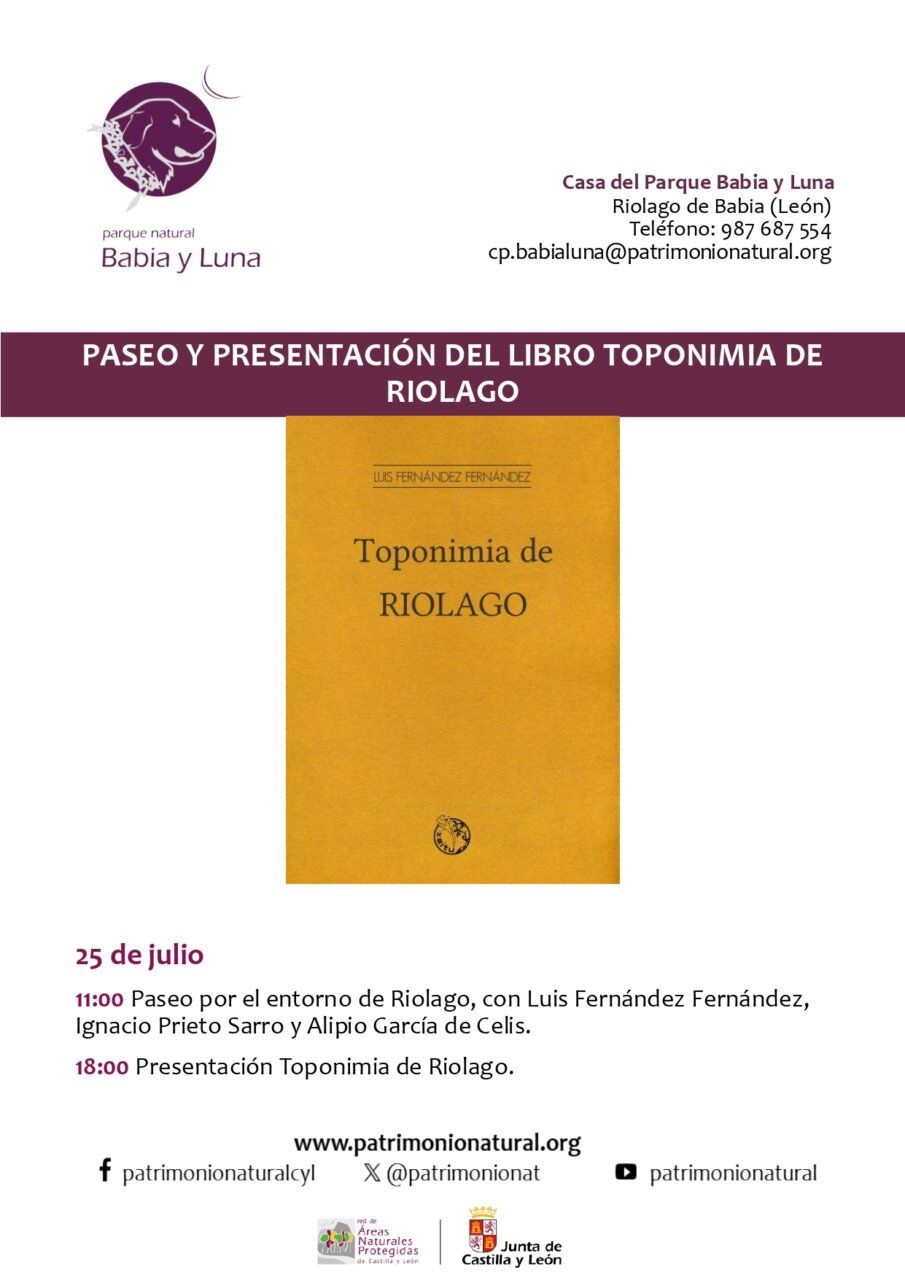 Presentación del libro sobre la toponimia de Riolago en un evento cultural