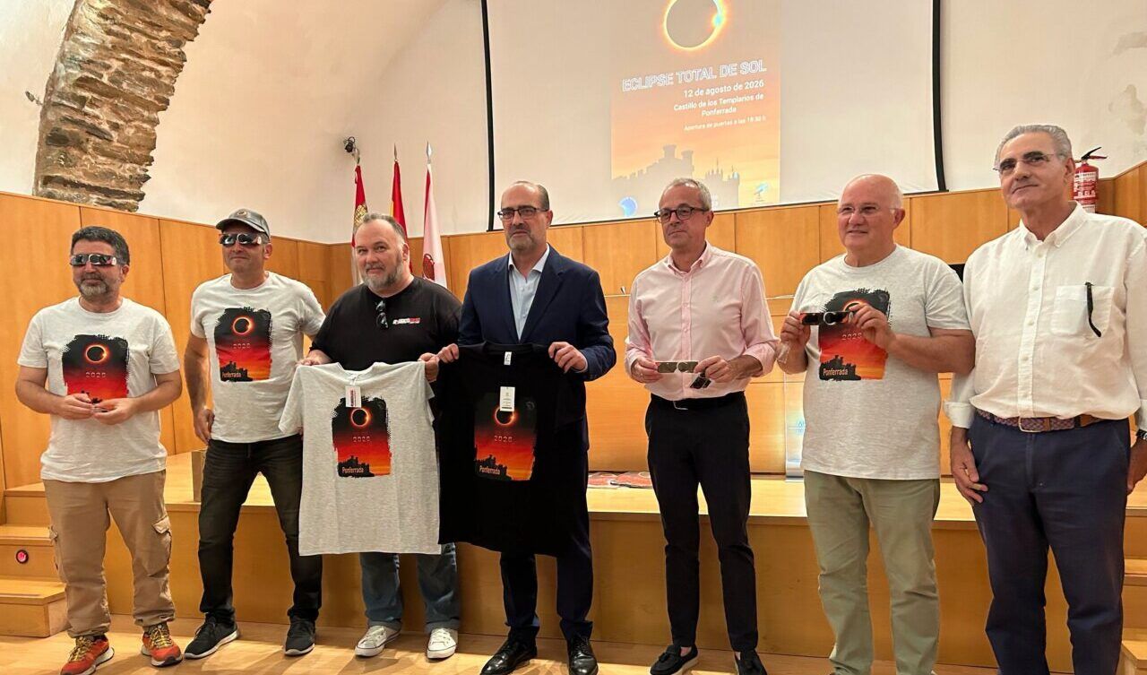 Presentación del evento del eclipse total de Sol en Ponferrada