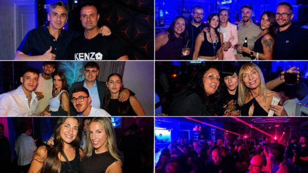Multitud de personas disfrutando en Beats Dance Club durante las fiestas de Fabero