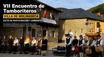 FOTOS | Molinaseca celebra con éxito el VII Encuentro de Tamboriteros Villa de Molinaseca