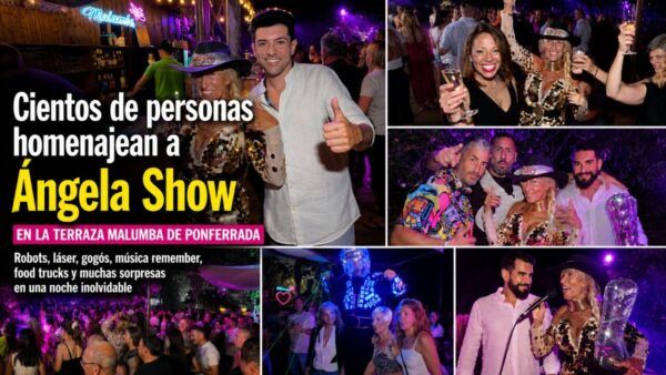 Cientos de personas celebran homenaje a Ángela Show en Ponferrada