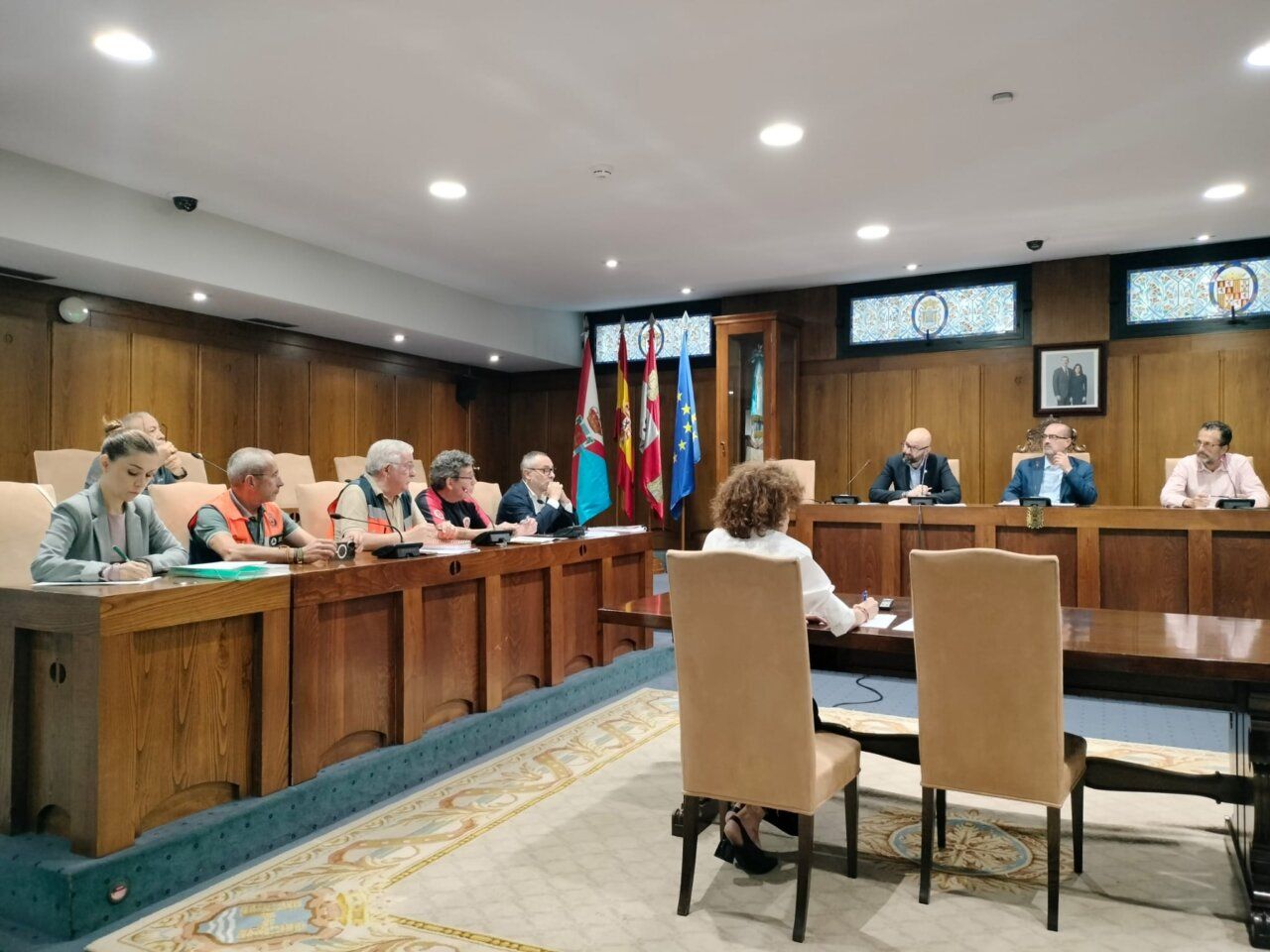 Reunión sobre seguridad para las Fiestas de la Encina en Ponferrada