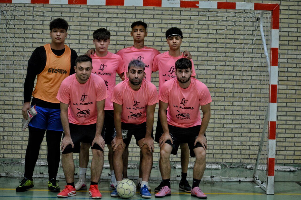 Equipo de fútbol sala La Florida en el torneo de Fabero 2026