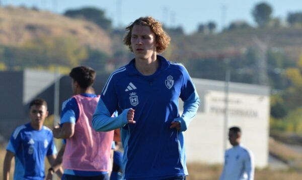Vlad Kysil entrenando con el equipo de Getafe CF B