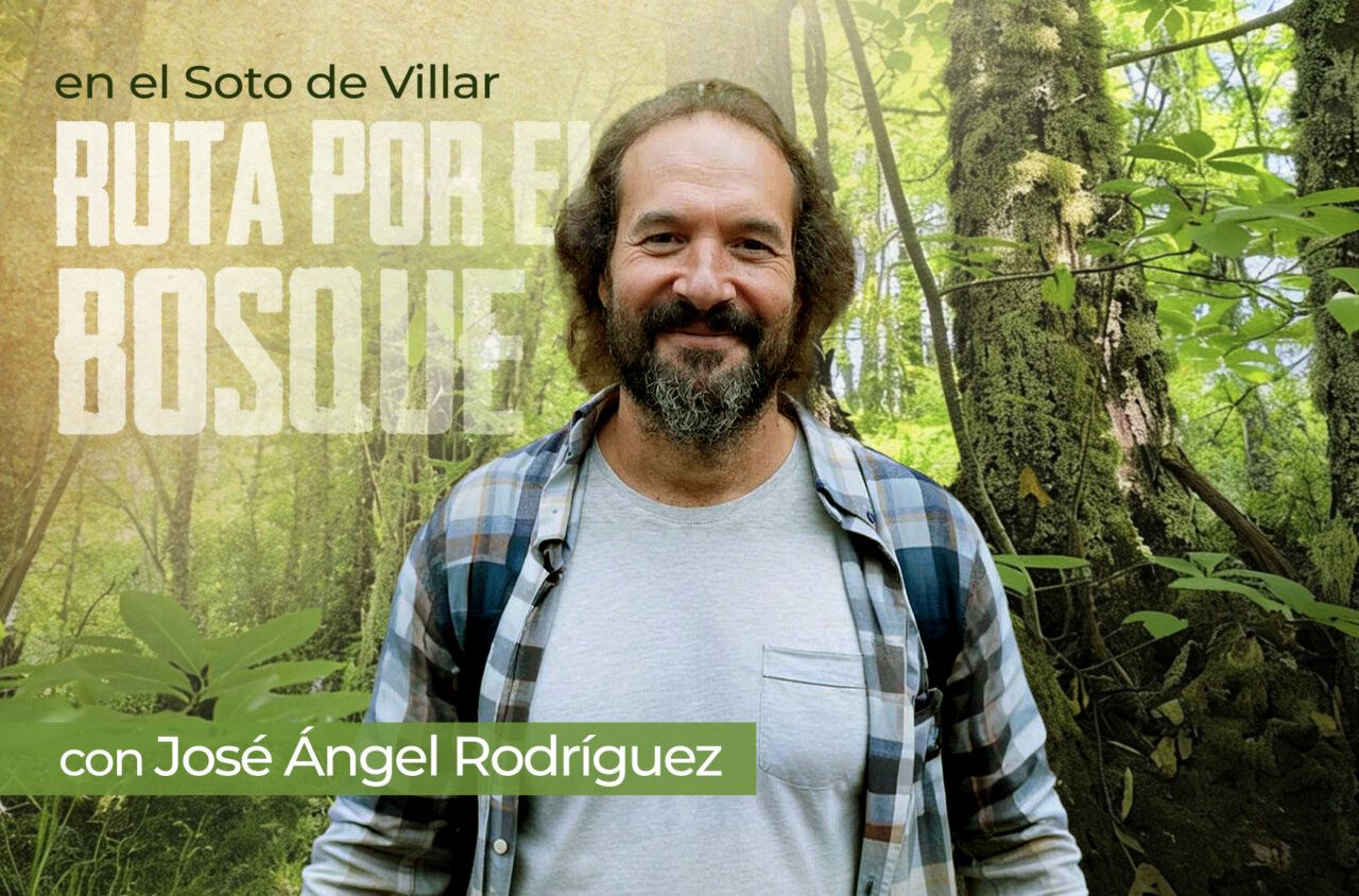 José Ángel Rodríguez en el Soto de Villar durante el festival familiar