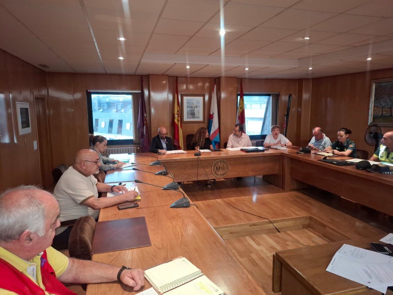 Reunión del dispositivo de seguridad para las fiestas en Bembibre