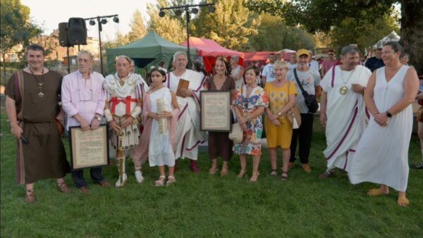 Participantes en la XVII edición del Lvdvs Bergidvm Flavivm en Cacabelos
