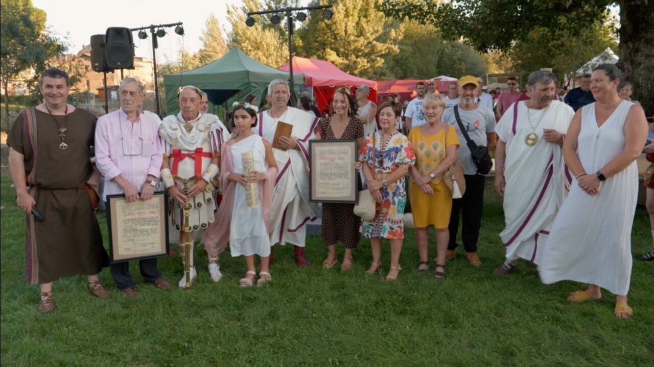Participantes en la XVII edición del Lvdvs Bergidvm Flavivm en Cacabelos