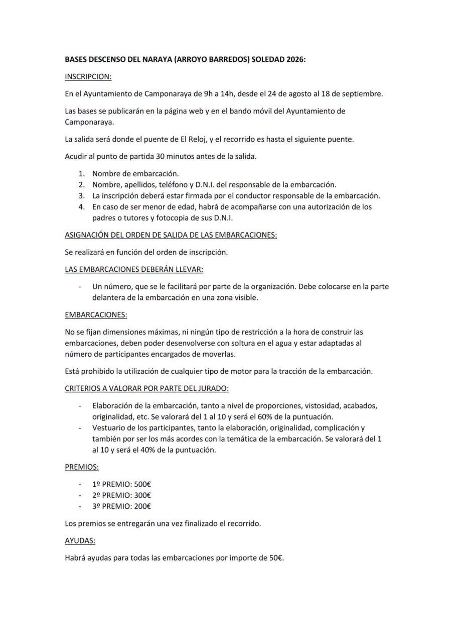 Participantes en el Gran Descenso del Naraya en Camponaraya 2026.