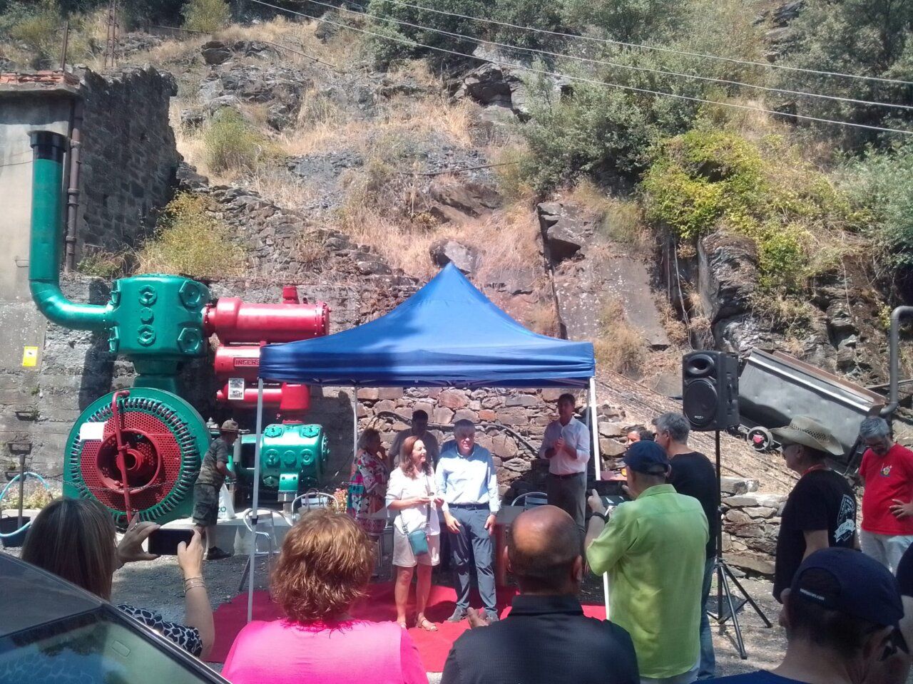 Eduardo Diego en el VII Concurso de Bateo de Oro en Bierzo