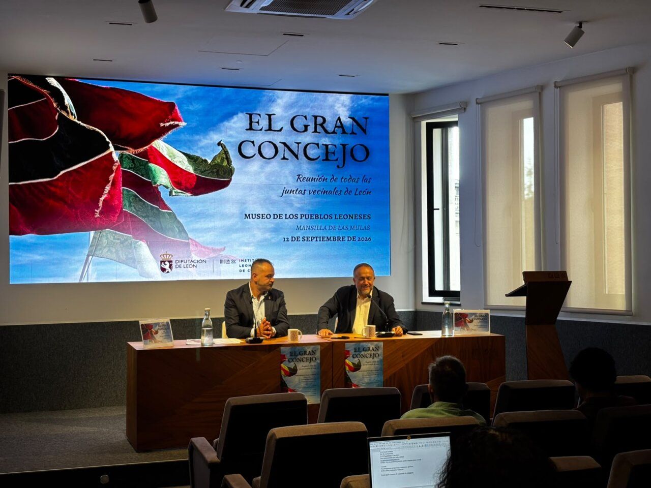 Presentación del evento El Gran Concejo en el Museo de los Pueblos Leoneses.
