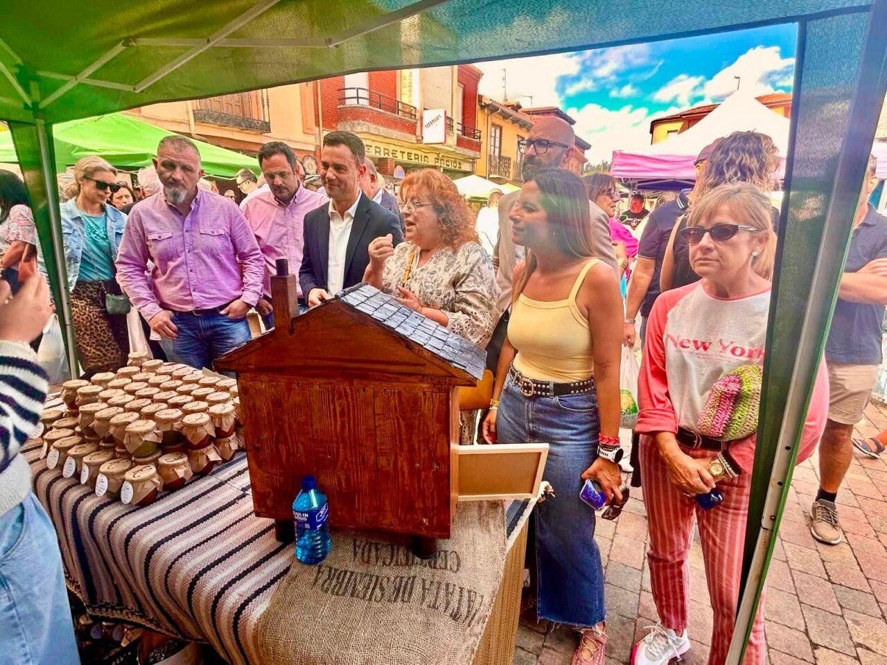 Visitantes en la XXXVII Feria del Tomate en Mansilla de las Mulas