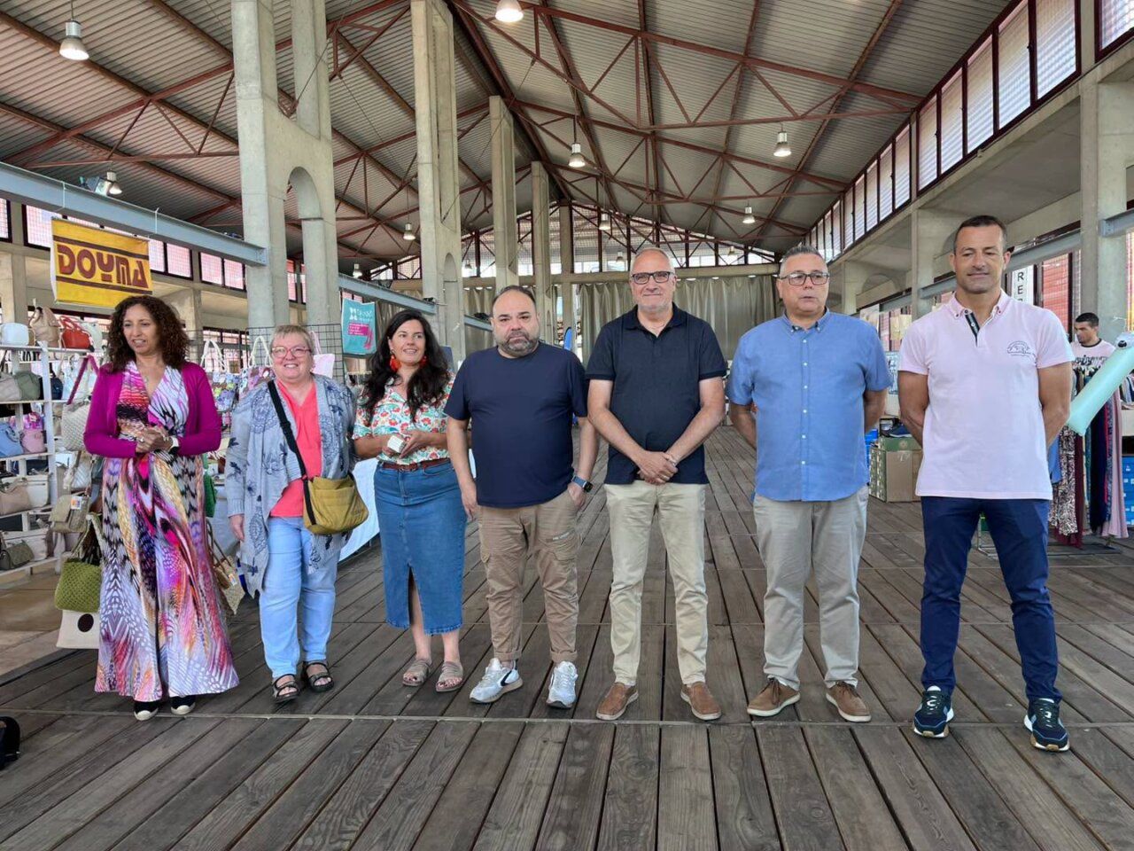 Inauguración de la Feria de las Rebajas en el Museo del Ferrocarril de Ponferrada
