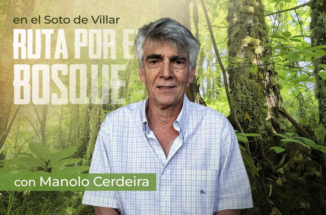 Manolo Cerdeira en el Soto de Villar durante el festival familiar