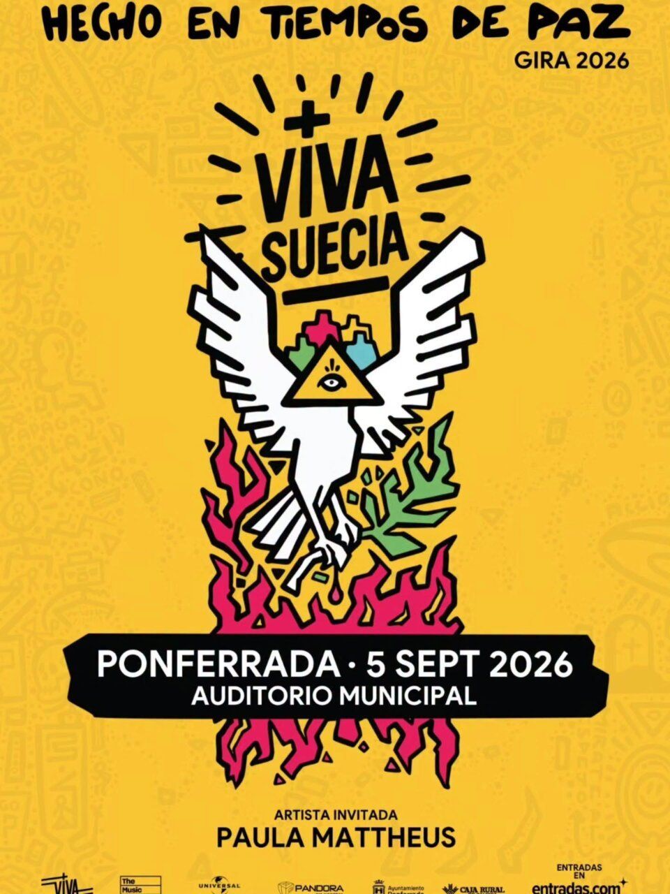 Cartel de las fiestas de La Encina 2026 en Ponferrada