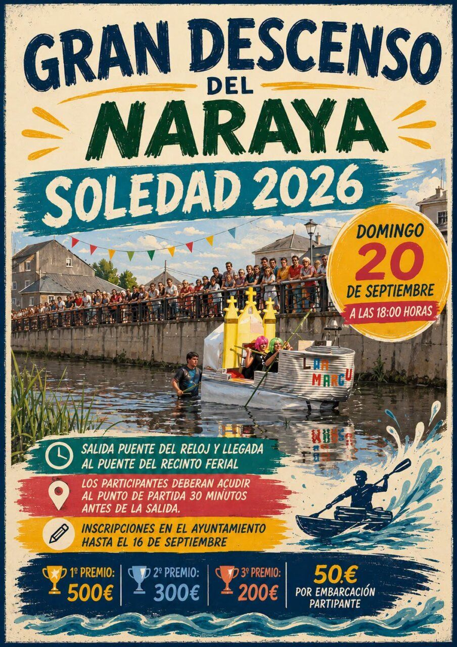 Cartel del Gran Descenso del Naraya en Camponaraya 2026