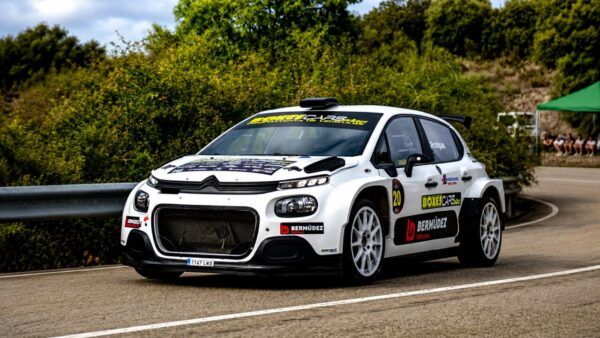 Citroën C3 Rally2 de Jonatan Rodríguez en la Subida a Torre del Bierzo
