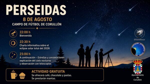 Observadores de estrellas en una noche de Perseidas en Corullón