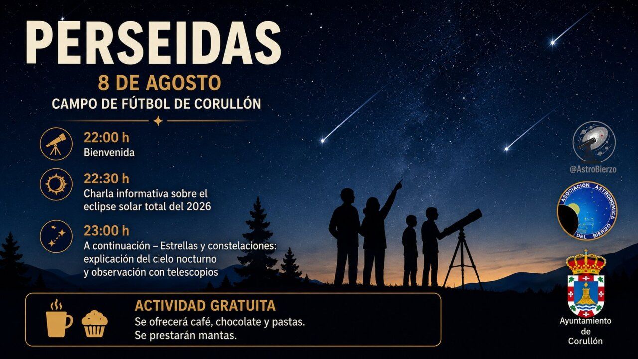 Observadores de estrellas en una noche de Perseidas en Corullón