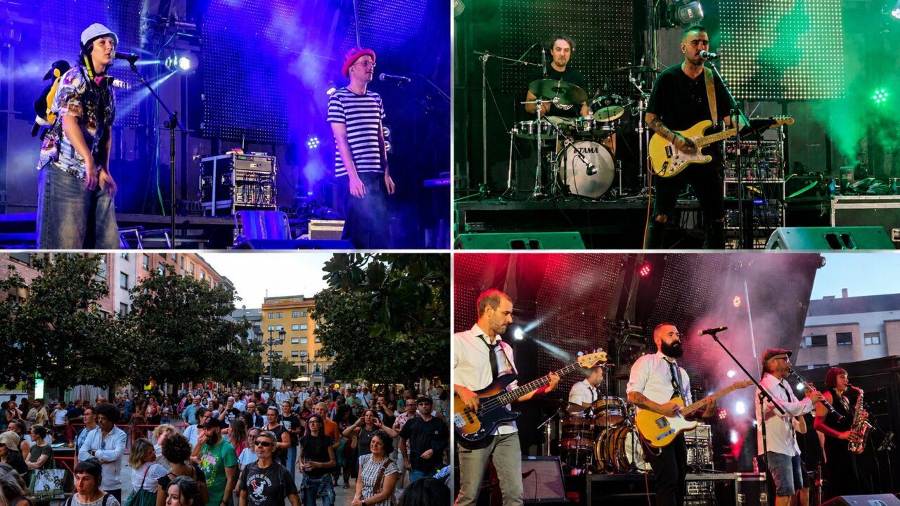 Conciertos en la Plaza Fernando Miranda con bandas locales en Ponferrada