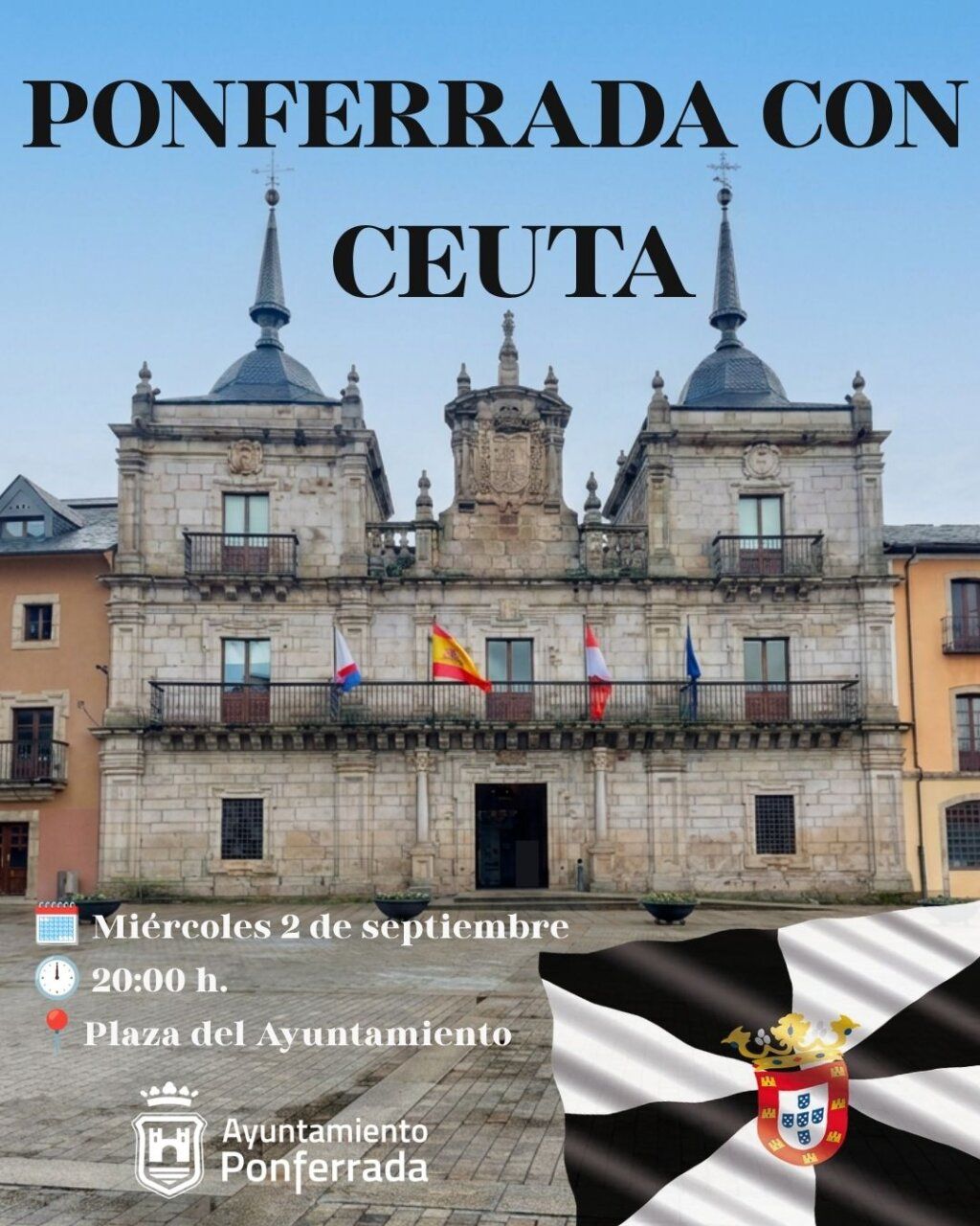 Acto de apoyo y solidaridad en Ponferrada con Ceuta
