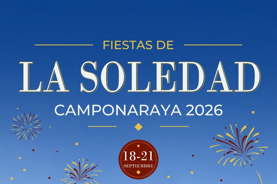 Cartel de las fiestas de la Soledad en Camponaraya 2026