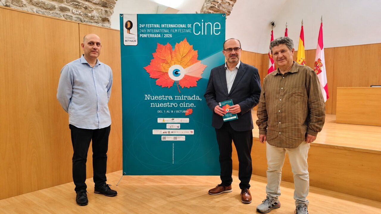Presentación del 24º Festival Internacional de Cine de Ponferrada con tres ponentes
