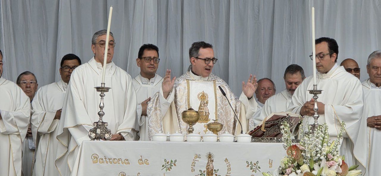 Celebración de la misa en honor a la Virgen de la Encina en Ponferrada