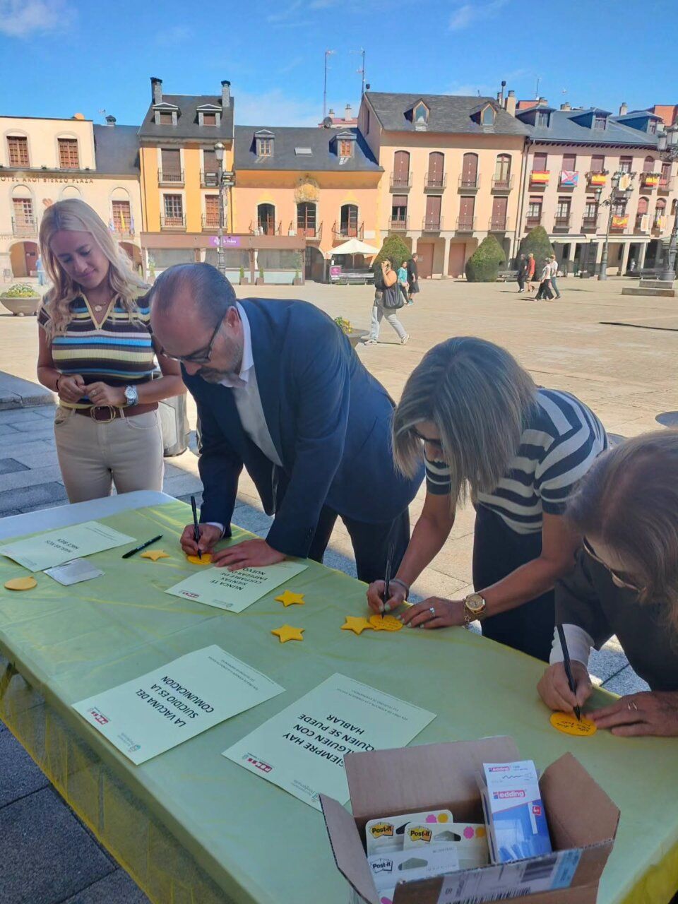 Acto de conmemoración del Día Mundial para la Prevención del Suicidio en Ponferrada