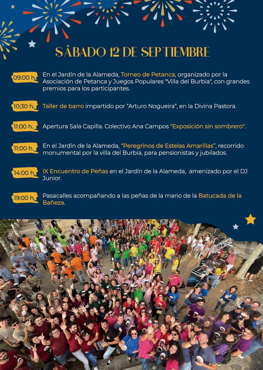 Programa de fiestas en Villafranca del Bierzo para el Santísimo Cristo de la Esperanza