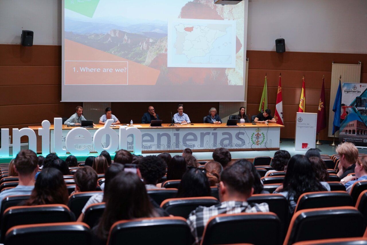 Presentación en la Universidad de León para estudiantes internacionales
