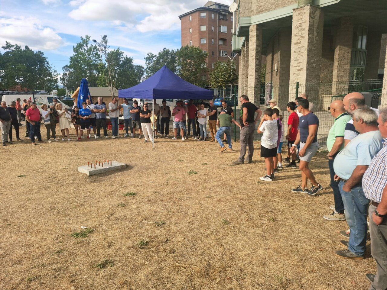 Participantes en el III Campeonato de Bolo Berciano en Ponferrada