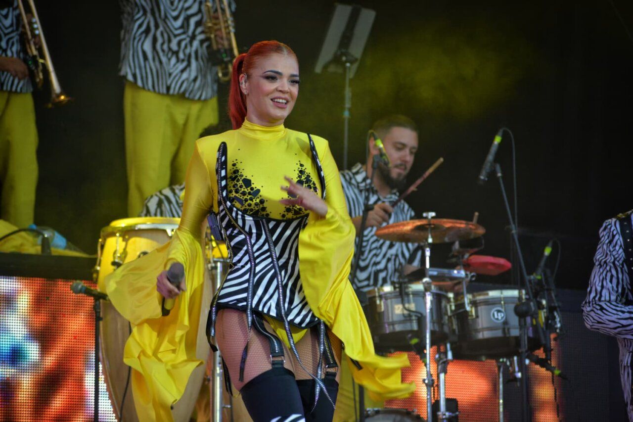 Actuación de El Combo Dominicano en la fiesta de la Soledad