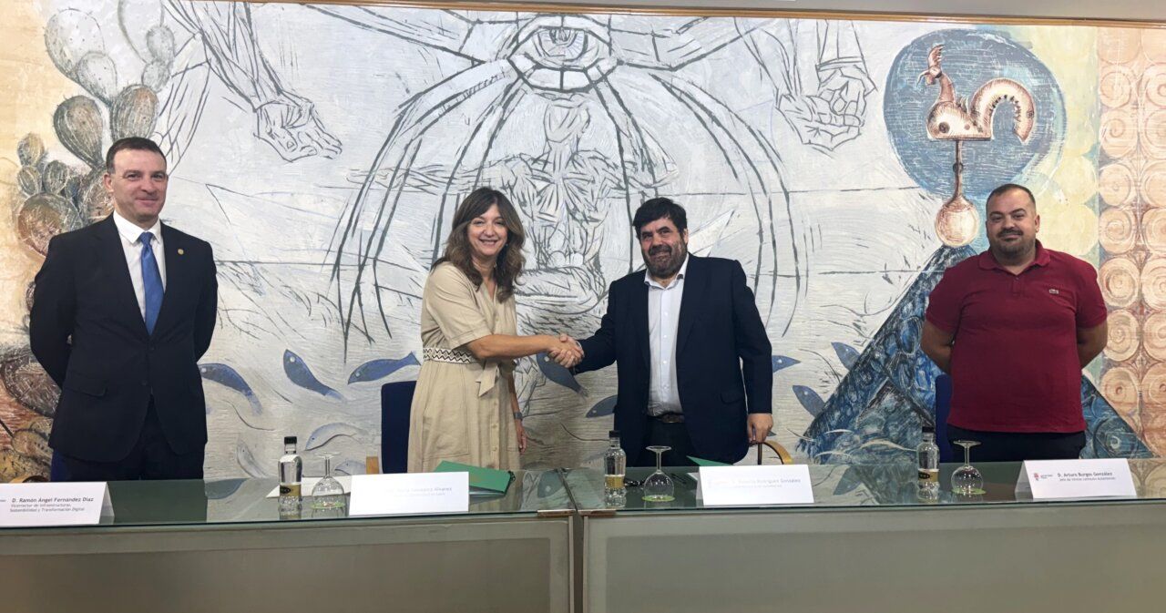Firma de convenio entre la Universidad de León y Lemauto Automoción para movilidad sostenible