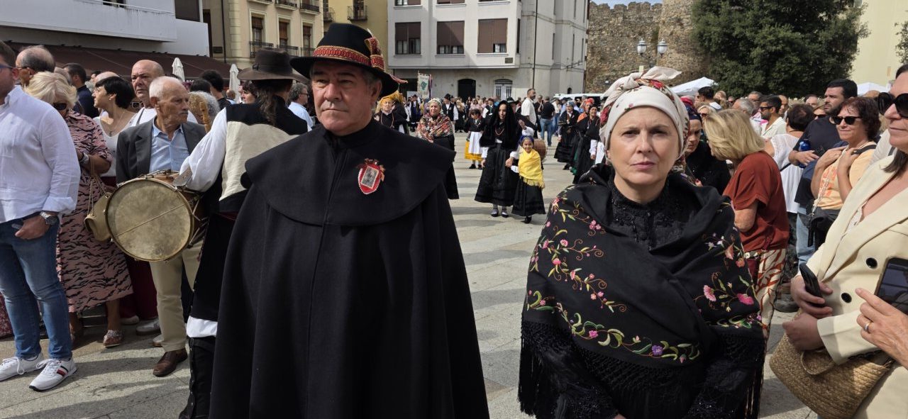 Participantes en la fiesta de la Virgen de la Encina en Ponferrada