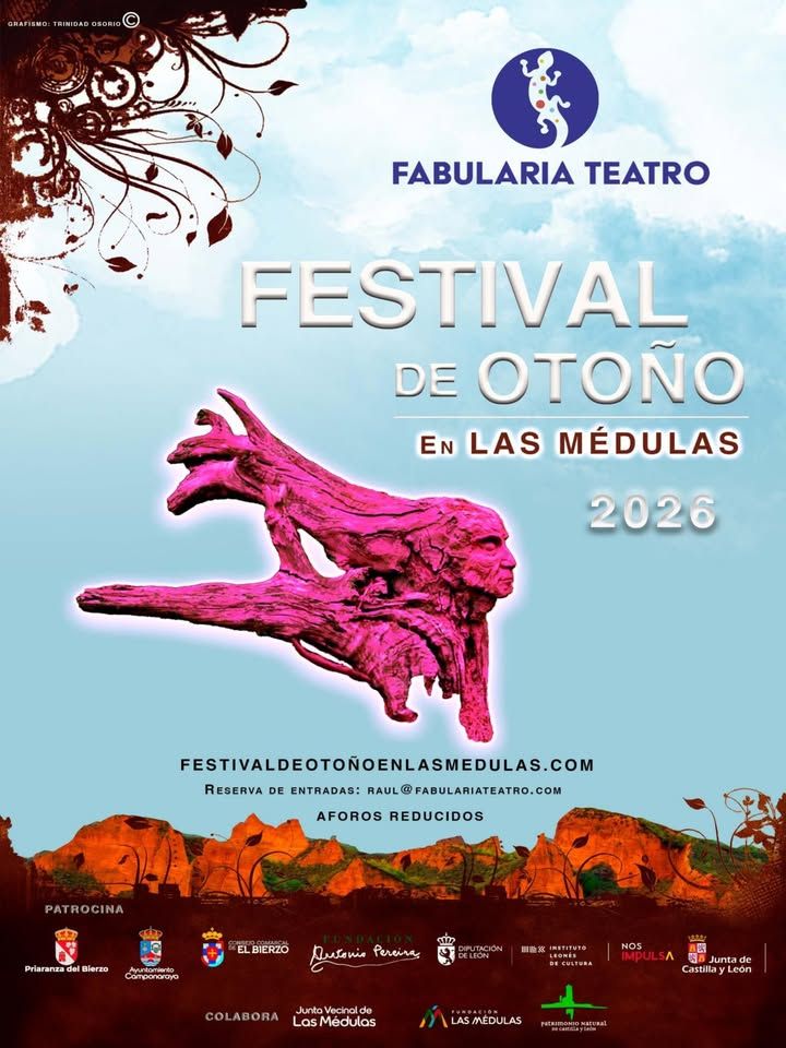 Cartel del primer Festival de Teatro de Otoño en Camponaraya