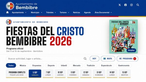 Programa de fiestas del Cristo en Bembibre 2026