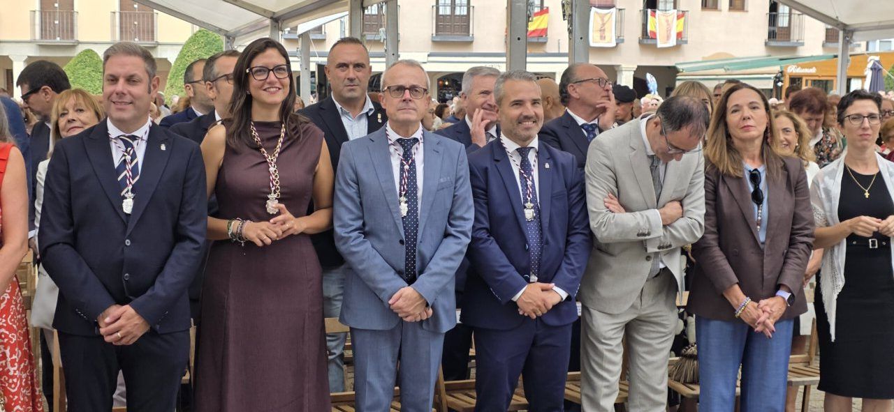 Asistentes a las fiestas de la Virgen de la Encina en Ponferrada