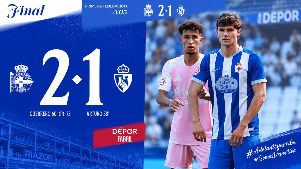 Resultado del partido entre SD Ponferradina y RC Deportivo Fabril