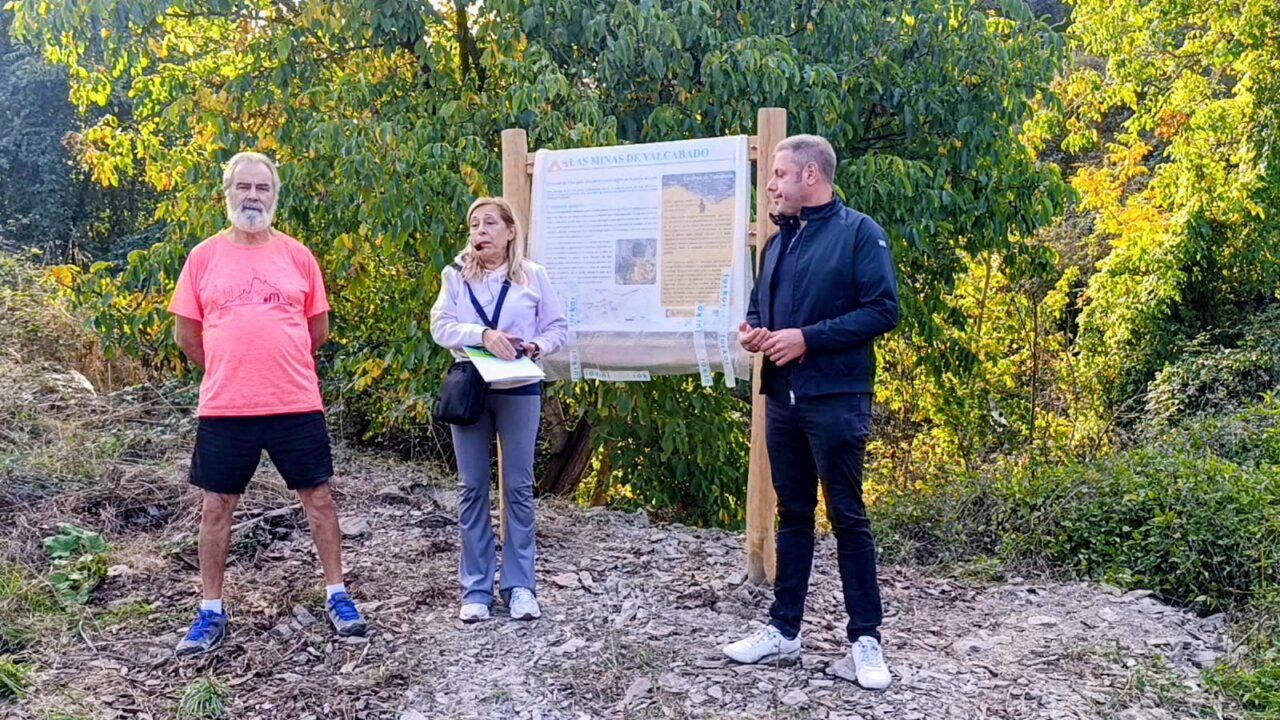 Presentación de la ruta de las Minas de Valcabado en Valdefrancos