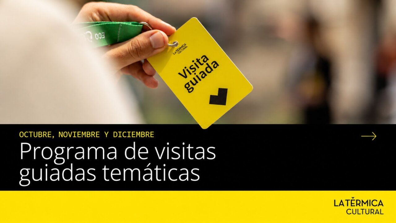 Tarjeta de visita guiada de La Térmica Cultural en el Bierzo