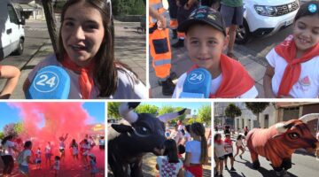 VIDEO | San Cristines y la Fiesta del Color llenan de alegría las Fiestas del Cristo de Bembibre