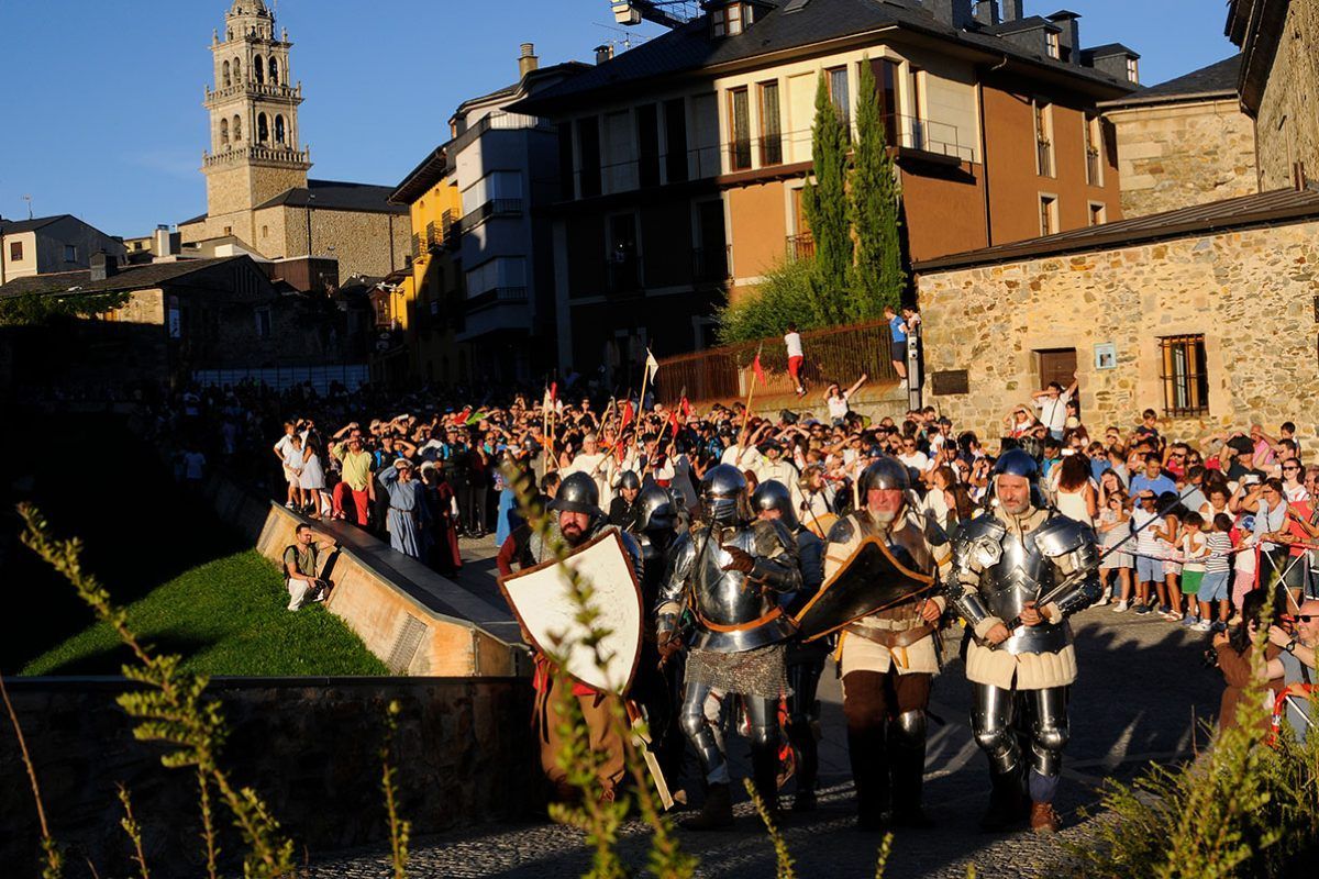 Recreación histórica de la revuelta de los Irmandiños en Ponferrada
