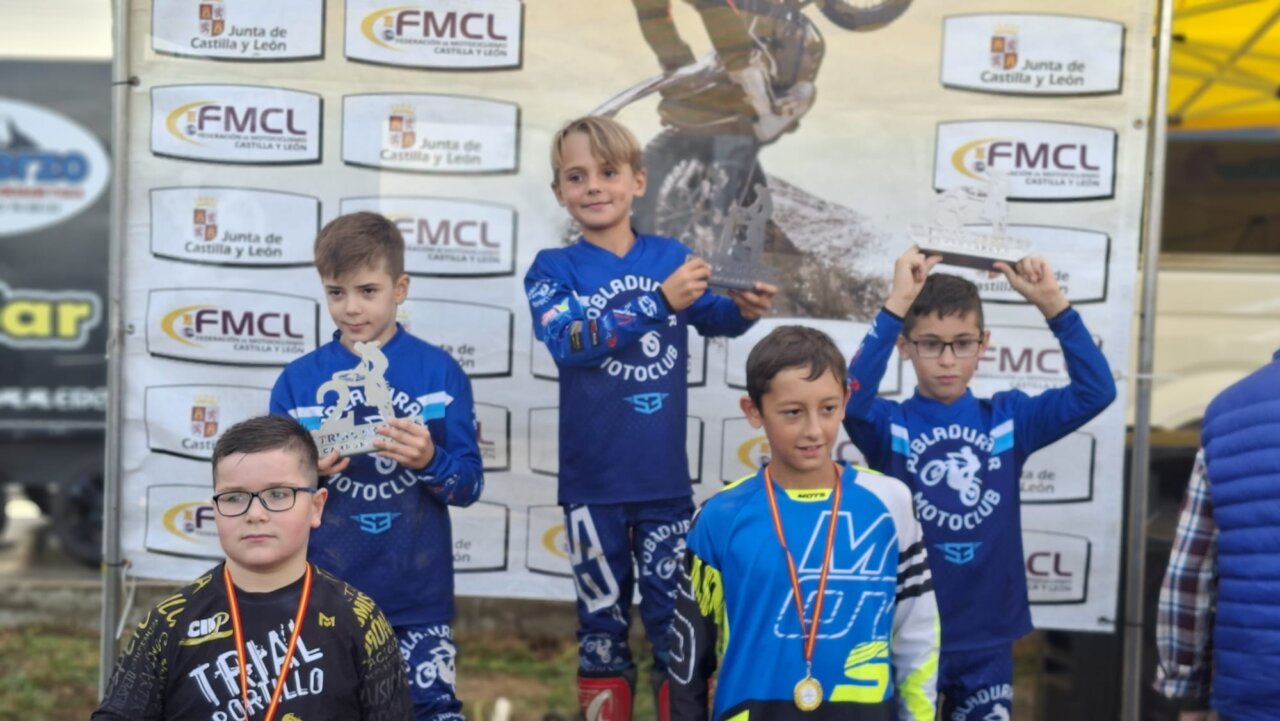 Niños ganadores del VI Trial de Niñ@s en Camponaraya