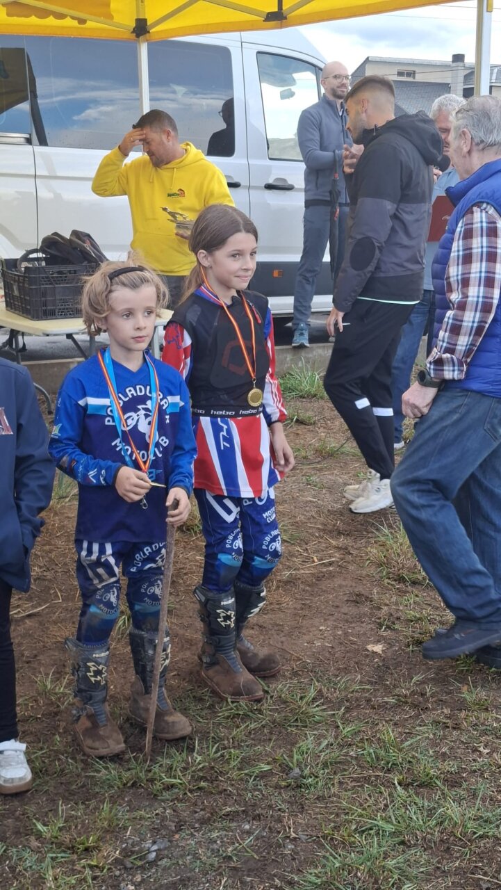 Niños participantes en el VI Trial de Niñ@s en Camponaraya