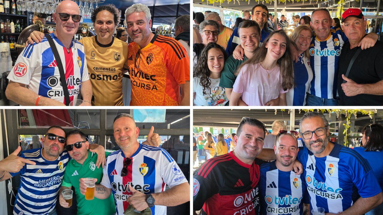 Aficionados de la Ponferradina en el Bar El Toralín